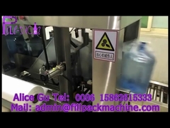 Машина для производства галлонов воды производительностью 1000 бутылок в час с автоматической пленочной упаковкой