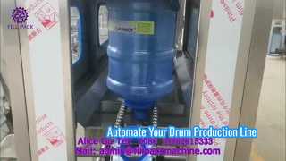 2311 L5 Zambia 120-Barrel 5-Gallon Drum Washing, Filling, and Sealing Machine