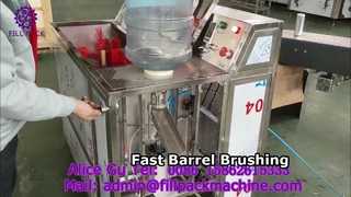 2147 J5 Хорватия Полуавтоматическая машина для снятия колпачков с двумя станциями для чистки барабанов