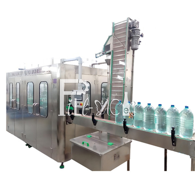 3L / минеральная линия чистая вода 3 машины завалки бутылки 5L/10L в 1 пластиковом 1000BPH 7.5KW поставщик
