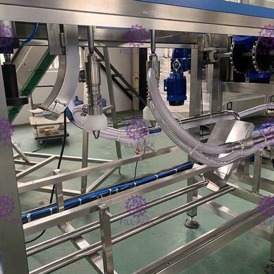 Одна стирки машины завалки воды бутылки галлона 200BPH дороги 3/воды линии/блока чистых поставщик