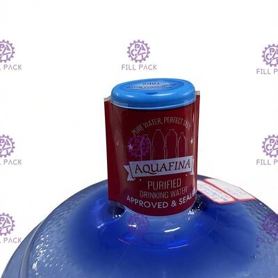 Ярлык рукава крышки сокращения жары PVC пластиковый для бутылки с водой 5 галлонов поставщик