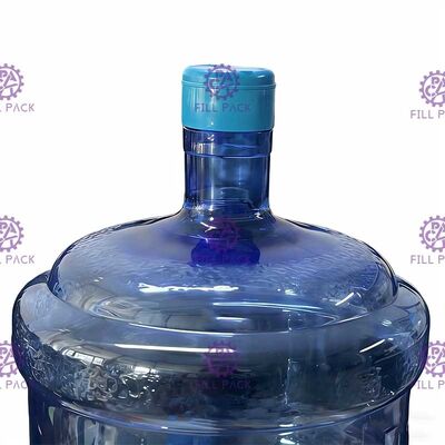 Цельная чистая крышка бутылки галлона pe ведра воды 55mm с подгонянными ярлыками поставщик