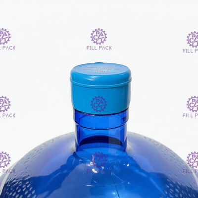 Цельная чистая крышка бутылки галлона pe ведра воды 55mm с подгонянными ярлыками поставщик