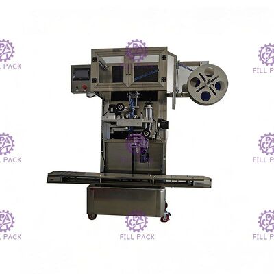 Электрический один Лабелер круглой бутылки рукава головной крышки поставщик