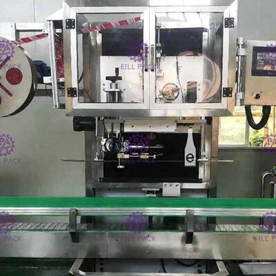 Электрический один Лабелер круглой бутылки рукава головной крышки поставщик