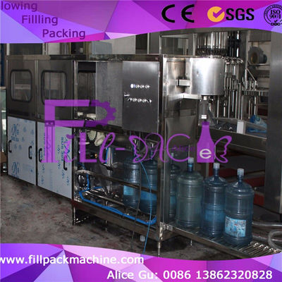 120bph PLC Sus304 оборудование воды 5 галлонов разливая по бутылкам поставщик