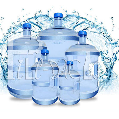 Recyclable 18.9L 20 литров бутылка ПК 5 галлонов с ручкой для питьевой воды поставщик