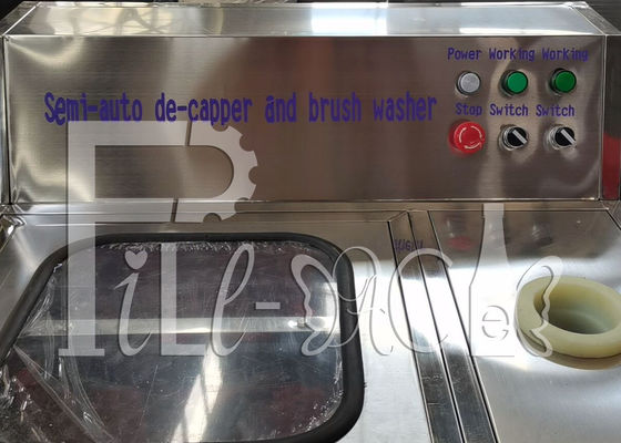 Semiauto 250BPH шайба Decapper бутылки 5 галлонов поставщик