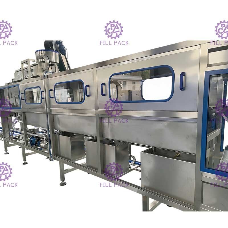 Одна стирки машины завалки воды бутылки галлона 200BPH дороги 3/воды линии/блока чистых поставщик