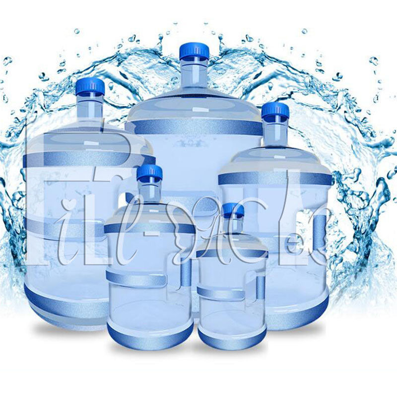 Recyclable 18.9L 20 литров бутылка ПК 5 галлонов с ручкой для питьевой воды поставщик