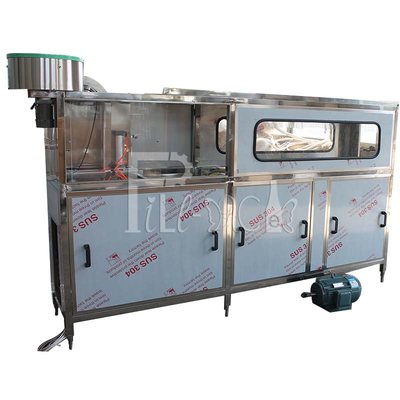 SUS304 100BPH машина завалки воды 5 галлонов с одной головой Decapping
